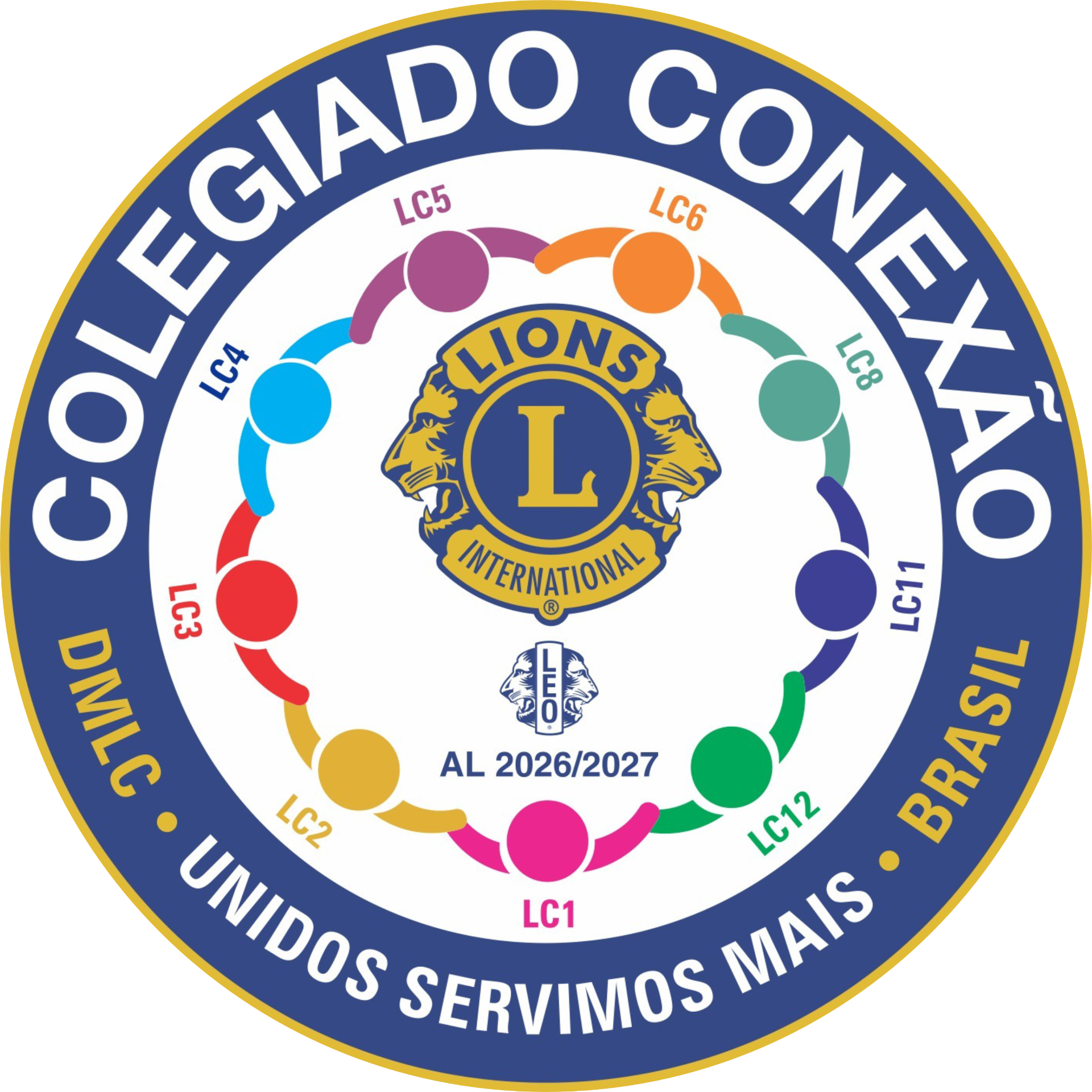 Emblema do Colegiado Conexão DMLC Brasil